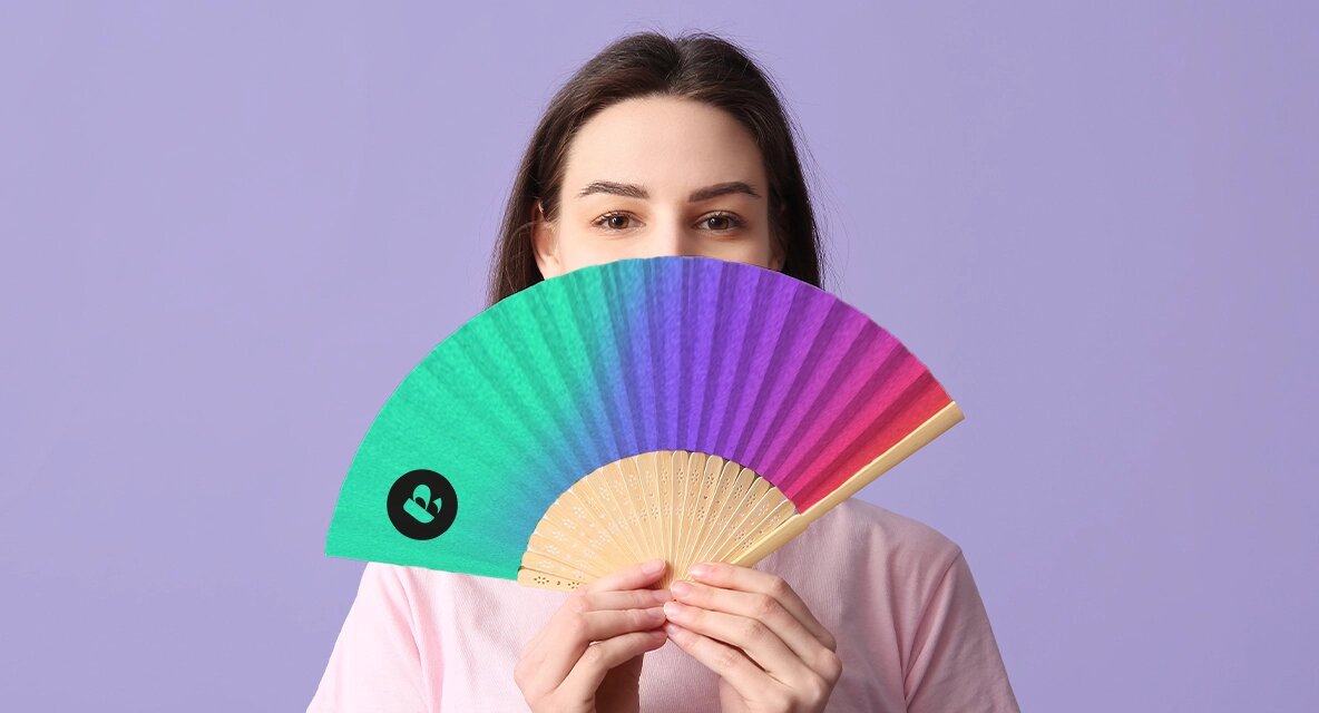 Éventails personnalisés