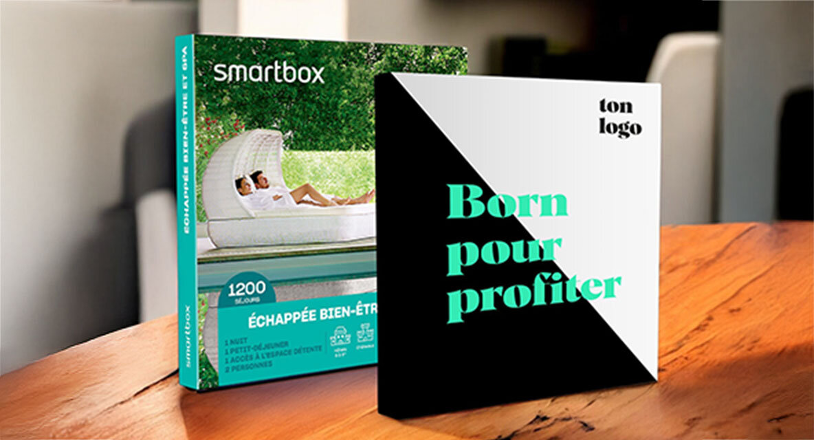 Coffrets cadeaux Smartbox personnalisés avec logo