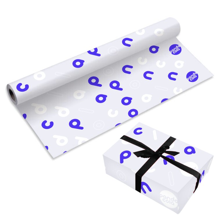 Papier cadeau totalement personnalisable en rouleau - Imola | pandacolach