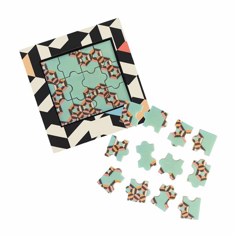 Puzzle en chocolat blanc 12 pièces personnalisable - Tabi | pandacolach