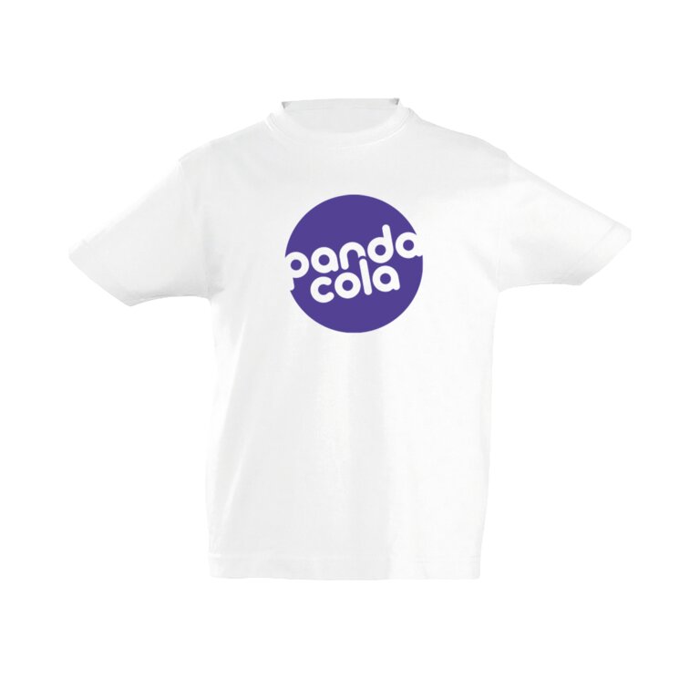 Tee-shirt personnalisable blanc enfant 100% coton 190 gr/m² - Impérial | pandacolach