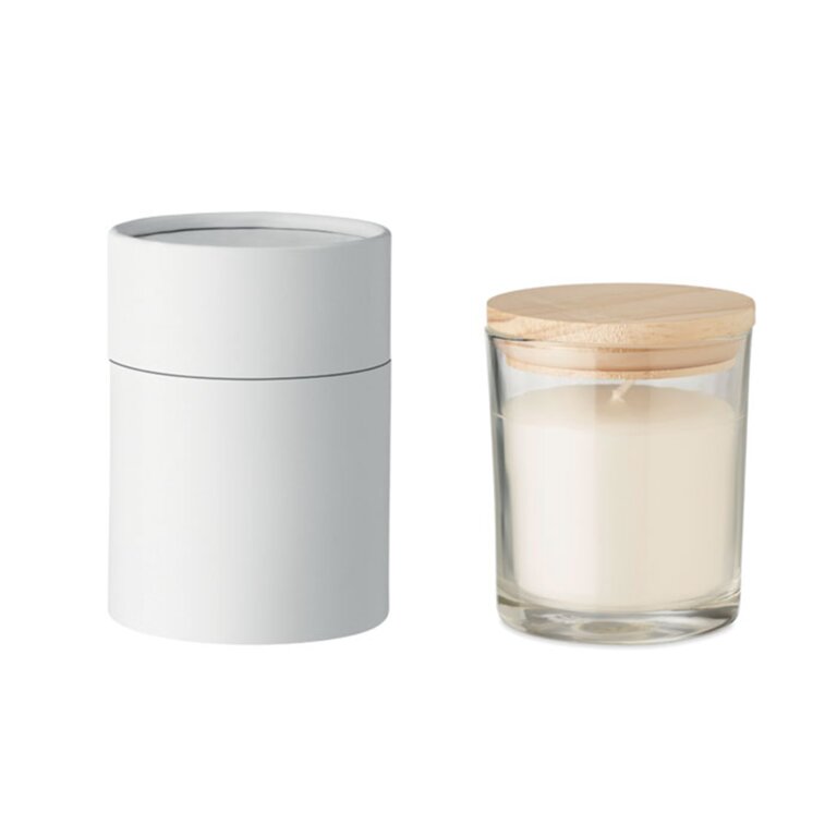 Bougie publicitaire parfum vanille avec couvercle - Lumi | pandacola - 2