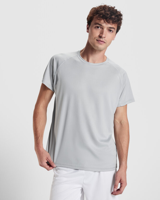 T-shirt de sport homme couleur à manches courtes 135 gr/m² protection UV - Nara | pandacola