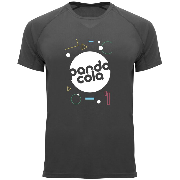 T-shirt de sport homme couleur à manches courtes 135 gr/m² protection UV - Nara | pandacolach