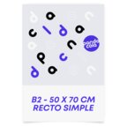 Affiche publicitaire en quadrichromie recto 135 gr/m² 50 x 70 cm - Tab | pandacolach - thumb - 1