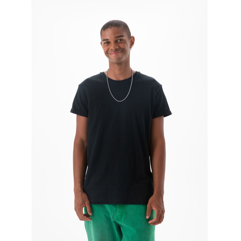 T-shirt coton 150 gr/m² GOTS personnalisable manches roulées - Lucas | pandacola
