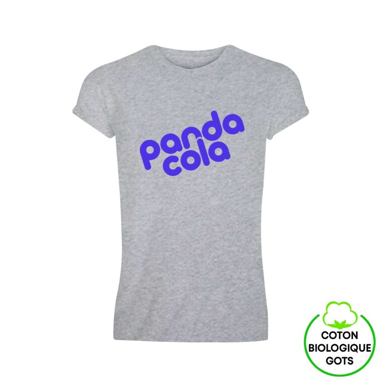 T-shirt coton 150 gr/m² GOTS personnalisable manches roulées - Lucas Couleur | pandacolach