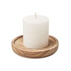 Bougie personnalisable socle round parfumée à la vanille - Senbonron | pandacolach - thumb - 3