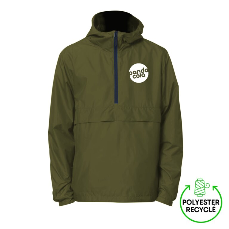 Veste enfilable personnalisée en polyester recyclé avec capuche 75 gr/m² | STANLEY/STELLA® - Speeder | pandacolach