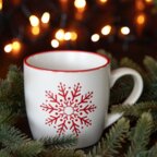 Mug publicitaire en céramique avec motif de Noël 320 ml - Floconi | pandacola - thumb - 1