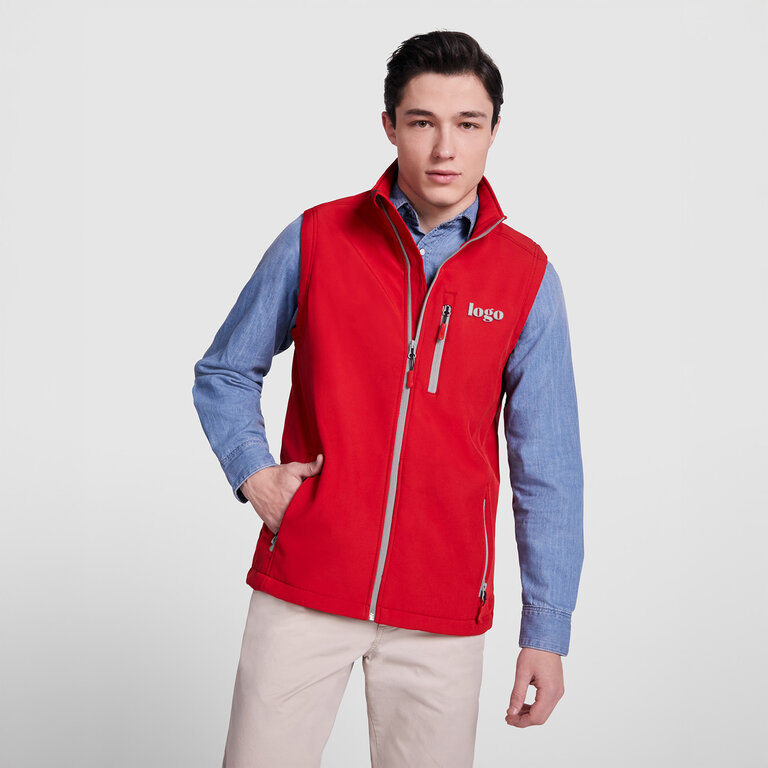 Softshell sans manches personnalisable micropolaire 300 gr/m² - Vegas | pandacola