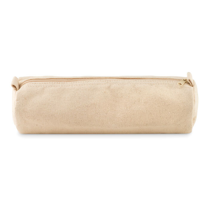 Trousse personnalisée en coton 320 gr/m² à fermeture éclair - Natu Pouch | pandacola