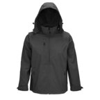 Softshell personnalisée à capuche en polyester recyclé 270T - Falcon 3in1 | pandacola - thumb