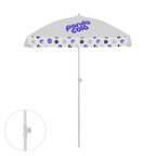 Parasol personnalisé carré en plastique avec lambrequin pans arrondis - Bahamas square | pandacola - thumb - 1