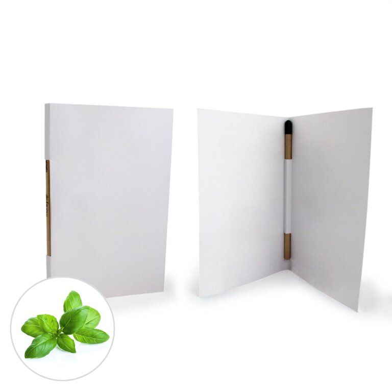 Carte de vœux personnalisable avec crayon à planter - Dati | pandacolach