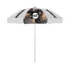 Parasol personnalisé rond en plastique avec lambrequin pans arrondi - Bahamas round | pandacola - thumb - 2