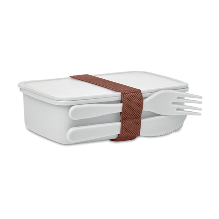Lunchbox personnalisable 700 ml en PP avec couverts - Daijeune | pandacola