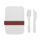 Lunchbox personnalisable 700 ml en PP avec couverts - Daijeune | pandacola - thumb - 1