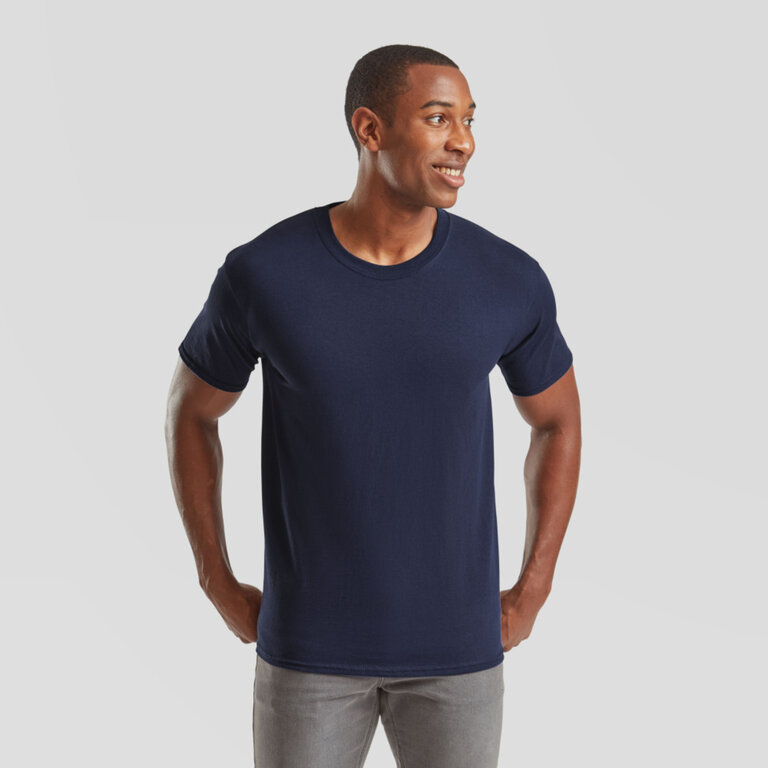 T-shirt personnalisé col rond homme en coton 190 gr/m² | FRUIT OF THE LOOM® - Grape | pandacola