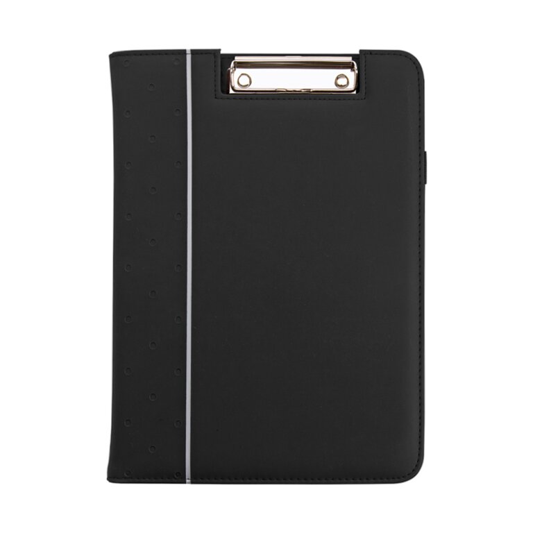 Conférencier personnalisable A4 en polyester avec attache stylo - Intai | pandacola