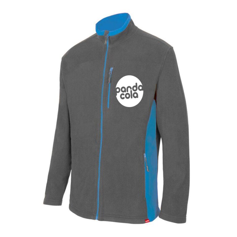 Veste polaire personnalisée bicolore avec détails contrastés 220 gr/m² - Michal | Korntex® | pandacolach
