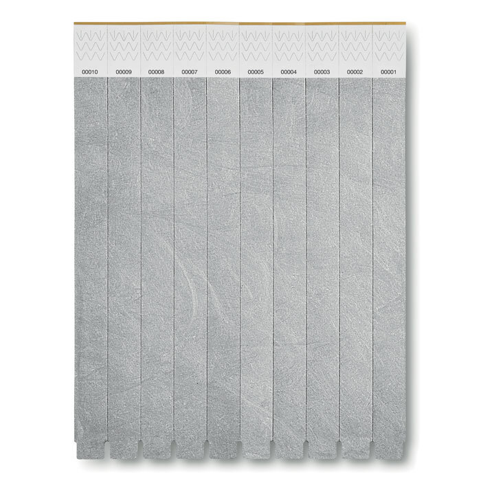 Bracelet TYVEK® personnalisé numérotation unique - Tyvek | pandacola - 1