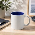 Mug blanc personnalisable depuis l'intérieur en céramique 350 ml - Revery | pandacola - thumb - 1