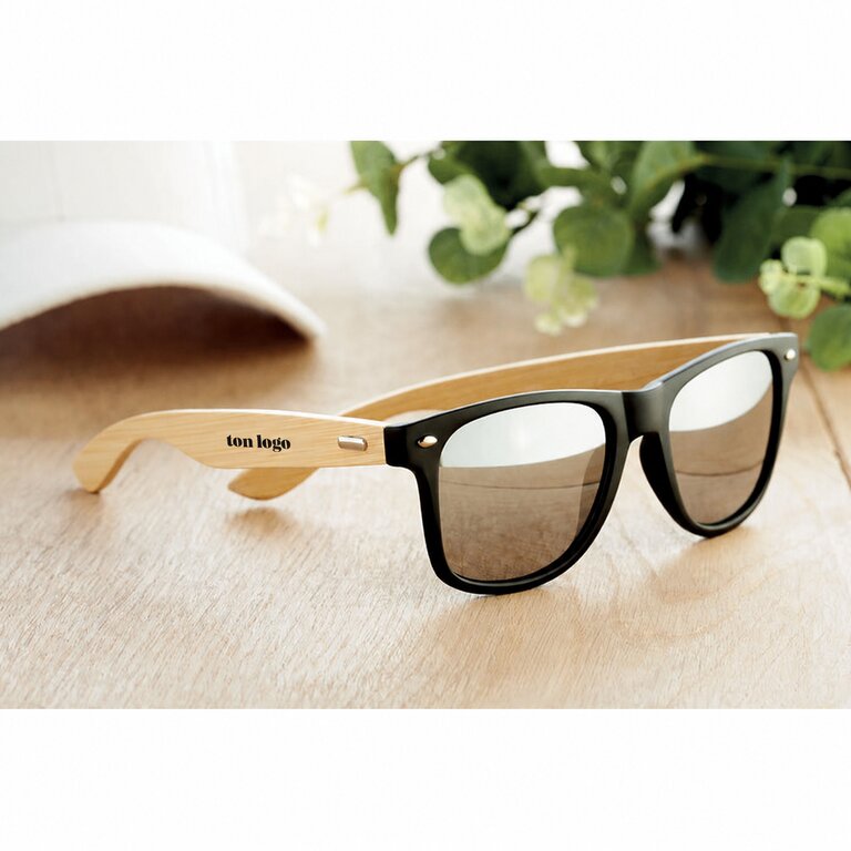Lunettes de soleil vintage bambou et verres colorés - California Touch | pandacola