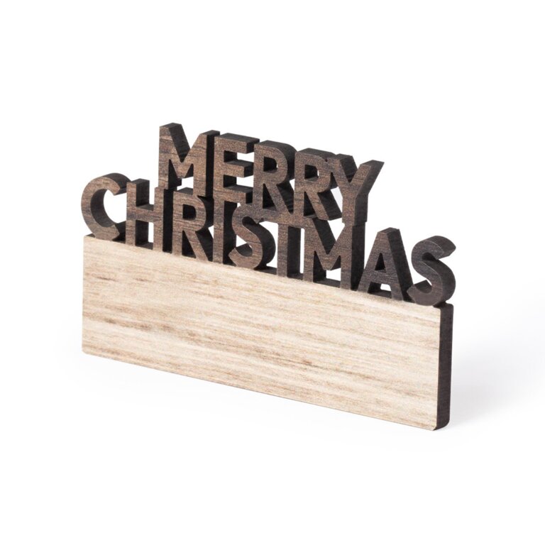 Magnet personnalisable en bois avec motifs de Noël - Fixai | pandacolach