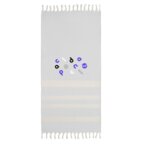 Fouta personnalisable en coton 140 gr /m² recyclé - Mia | pandacola - thumb - 2