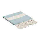 Fouta personnalisable en coton 140 gr/m² recyclé avec franges - Mia | pandacola - thumb
