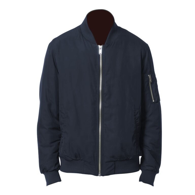 Veste personnalisable mixte zippée en polyester recyclé 100 gr/m² | STANLEY/STELLA® - Bomber | pandacolach