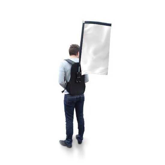 Sac à dos drapeau forme rectangle polyester 115 gr/m² - Arpin | pandacola