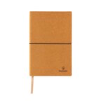 Carnet de notes personnalisable A5 160 pages lignées en cuir recyclé - Fuzy | pandacola - thumb