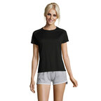 Tee-shirt respirant personnalisable de sport couleur femme en mesh polyester 140 gr/m² - Sporty | pandacola - thumb