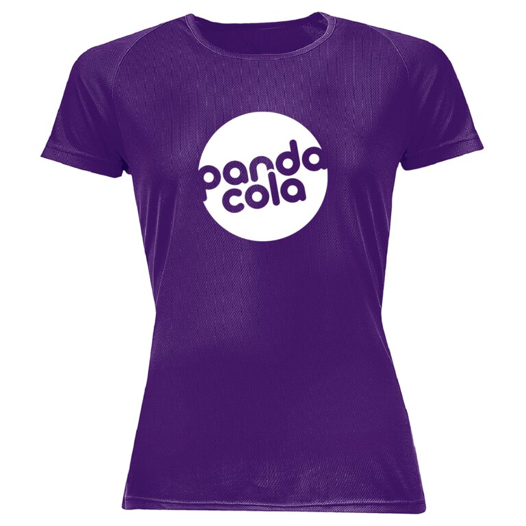 Tee-shirt respirant personnalisable de sport couleur femme en mesh polyester 140 gr/m² - Sporty | pandacolach