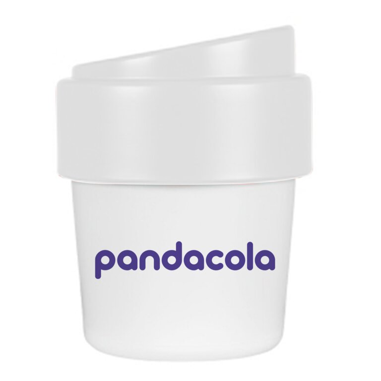 Tasse à café personnalisable à café avec couvercle d'une capacité de 240 ml - Hot | pandacolach