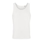 Débardeur personnalisable blanc en coton bio 150 gr/m² - Crusader TT | pandacolach - thumb