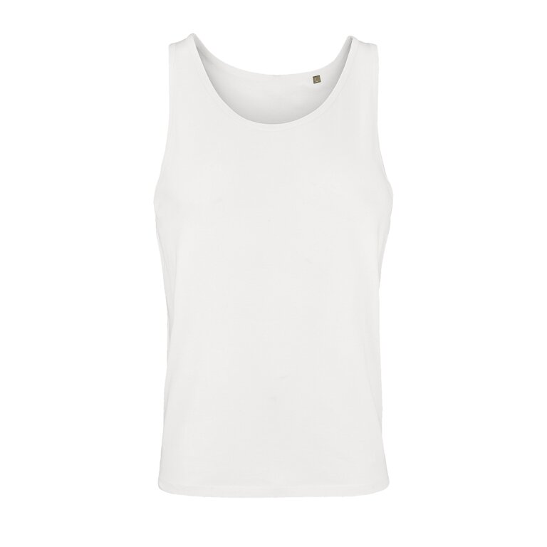 Débardeur personnalisable blanc en coton bio 150 gr/m² - Crusader TT | pandacolach