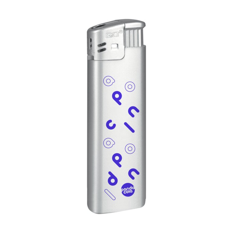 Briquet publicitaire électronique couleur unie - Prestige Piezo | pandacola