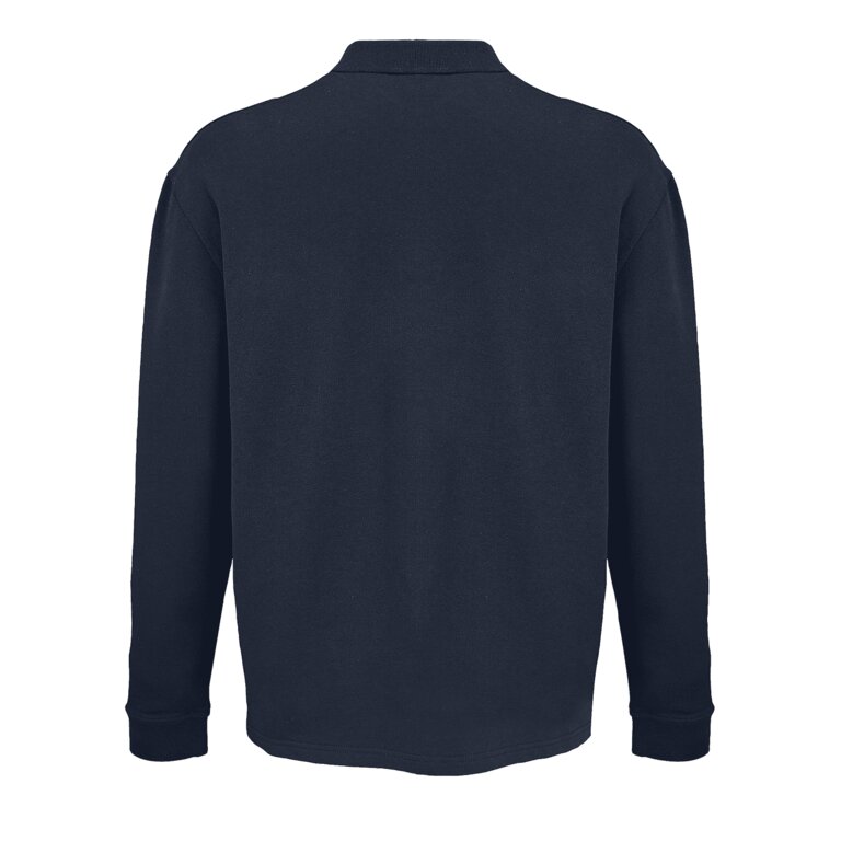Sweat personnalisé mixte en coton recyclé à col de polo 320 gr/m² - Heritage | pandacola - 1