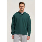 Sweat personnalisé unisexe en coton recyclé à col de polo 320 gr/m² - Heritage | pandacola - thumb - 1