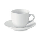 Tasse et sous tasse personnalisée en porcelaine de 80 ml - Espresso | pandacola - thumb - 1