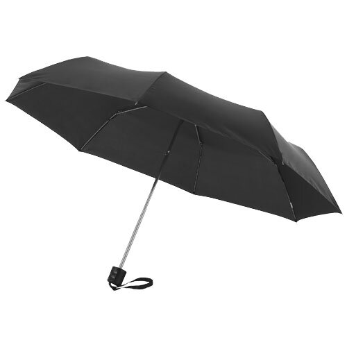 Parapluie pliant personnalisé 3 sections manche droit - Ida | pandacolach