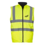 Bodywarmer personnalisable réversible à haute visibilité 280 gr/m² - Xen | Yoko® | pandacolach - thumb - 2