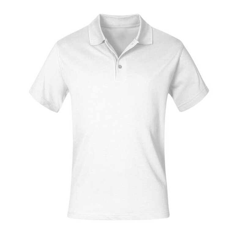 Polo personnalisable à maille piquée en coton 220 gr/m² | PROMODORO® - Vincent White Homme | pandacolach