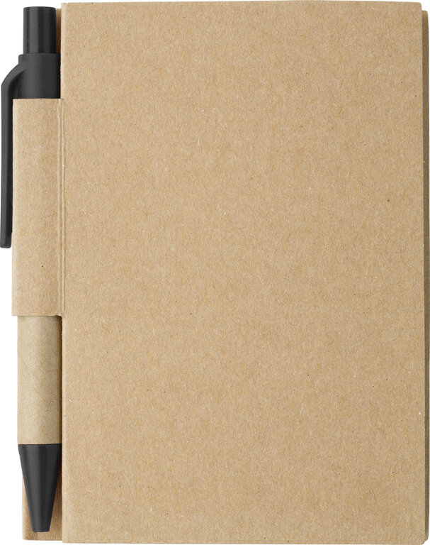 Carnet personnalisé cartonné 160 pages lignées avec stylo - Cartopad | pandacola