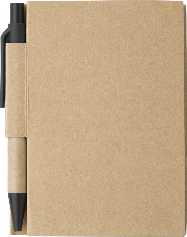 Carnet personnalisé cartonné 160 pages lignées avec stylo - Cartopad | pandacolach