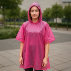 Poncho publicitaire jetable avec capuche - Ziva | pandacolach - thumb - 3