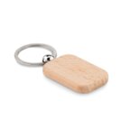 Porte-clés personnalisé en bois rectangulaire - Poty Woody | pandacola - thumb - 1